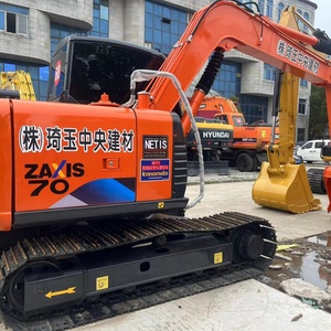 รถขุดตีนตะขาบฮิตาชิ ZX70 มือสอง รุ่น ZX75 ZX120 ZX200 ระบบไฮดรอลิก เหมาะสำหรับงานก่อสร้าง HitachiZX70-5A รถขุดขนาดเล็กมือสอง - Product Image 4
