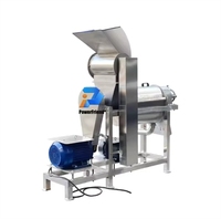 Powerfriend Commerciële Fruitpersmachine Hoge Productiviteit 220V/380V 1500W/2200W Koudgeperste Industriële