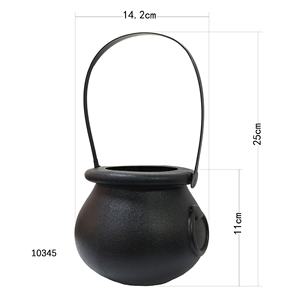 Accesorios de Decoración para Halloween, Cubo de Hielo Negro con Diseño de Bruja, Cubo de Plástico para Dulces, Artículos para Fiestas de Halloween - Product Image 4