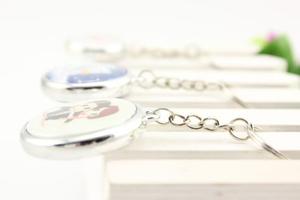 Personnalisé 25/32/37mm vierge simple face métal porte-clés bouton badge matériel - Product Image 6