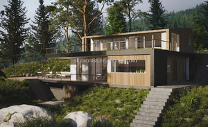 Casas prefabricadas de lujo de <span class=keywords><strong>mansiones</strong></span> con estructura ligera de acero, casas modulares <span class=keywords><strong>baratas</strong></span> totalmente equipadas a la <span class=keywords><strong>venta</strong></span> - Product Image 3