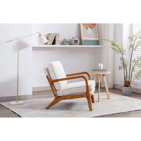 Fauteuil en bois moderne pour hôtel, fauteuil de salon, fauteuil de détente, fauteuil de salle à manger, directement de l'usine