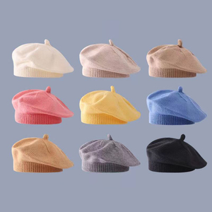 <span class=keywords><strong>Béret</strong></span> en tricot pour bébé aux couleurs bonbons, adorable <span class=keywords><strong>béret</strong></span> d'hiver pour nourrissons, <span class=keywords><strong>béret</strong></span> en tricot pour nouveau-nés et tout-petits, bonnet pour bébés garçons et filles de 0 à 3 ans - Product Image 1