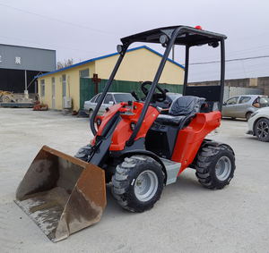 Mini Cargadora de Ruedas China HAIJU H140, Potencia Nominal 20kw, Capacidad de Elevación Máxima 350kg, Cargadora de Ruedas Pequeña de China para Granjas y Pastos - Product Image 4