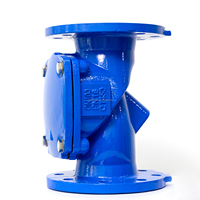 Válvula de Retención Manual de Hierro Dúctil con Aleta de Goma, Compatible con OEM, Anti-Retorno de Agua, Alta Temperatura, Tamaño Personalizado