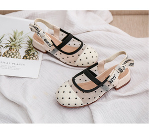 Sandalias de Niña Estilo Coreano con Lunares de Moda Verano 2026, Zapatos de Princesa para Niñas Pequeñas, Zapatos Cerrados para Niñas Mayores - Product Image 5