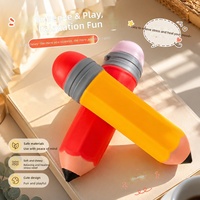 Jouet anti-stress réaliste en forme de crayon géant à rebond rapide, gadget de décompression original