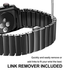 Bracelet en céramique pour hommes bracelets de montre intelligente pour <span class=keywords><strong>Apple</strong></span> <span class=keywords><strong>Watch</strong></span> 8 Ultra 4 <span class=keywords><strong>5</strong></span> 6 7 Iwatch 38 40 42 44 41 45 46 49mm Bracelet - Product Image 2