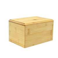 Urne en bambou écologique pour animaux de compagnie Cercueil commémoratif durable et vert pour animaux de compagnie Option durable et respectueuse pour votre ami à fourrure