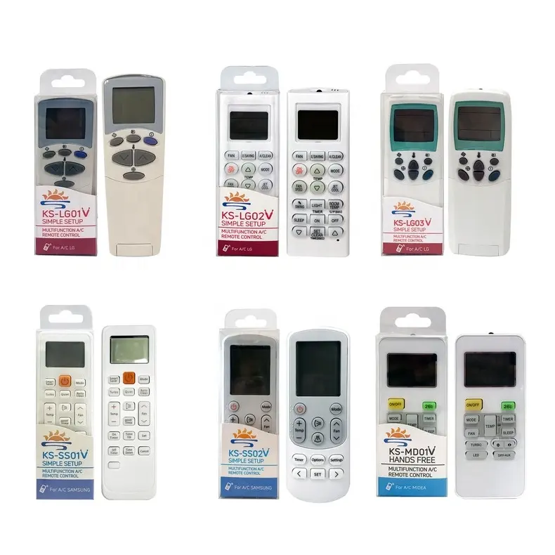 Multi-function Universal Air Conditioner Remote Control for Different Brands for Replaced Remote