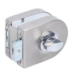 Serrure de porte en verre en acier inoxydable, <span class=keywords><strong>loquet</strong></span> de <span class=keywords><strong>sol</strong></span> durable anti-corrosion pour porte coulissante en verre de 10-12 mm - Product Image 6