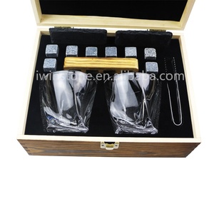 IWINSTONE calidad Premium giro vasos de whisky de 2 en hecho a mano caja de madera - Product Image 4