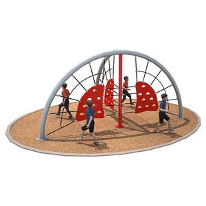 Muro de Escalada de Plástico de Tres Paneles para Niños, para Jardín Pequeño - Product Image 5