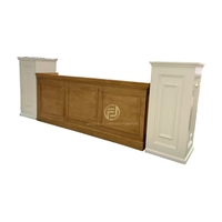 Table de bar pliante décorative blanche en bois, idéale pour les mariages, les fêtes et les réceptions