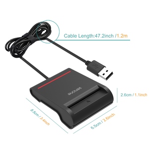 Cao cấp USB2.0 Đầu đọc thẻ thông minh Nhà Văn hỗ trợ ATM, IC, ID, Sim - Product Image 4