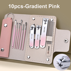 Nail Clipper 5Pcs Set Thép Không Gỉ Làm Móng Tay Móng Chân Bộ Y Tế Cấp Grooming Kit Với Trường Hợp Du Lịch Quà Tặng Cho Người Đàn Ông Phụ Nữ - Product Image 6