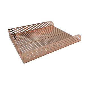 Individuelles Rose Gold A4-Papier Büro Metallbeschichtung Datei Dokument-Schale Aufbewahrungsbox Desktop-Organisator für A4-Dokumente