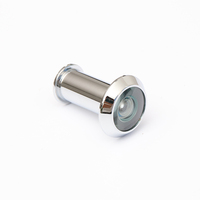 Vente en gros de visières de porte en laiton multicolores à grand angle de 220 degrés, design moderne avec lentille en verre (plusieurs tailles)