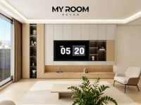 Ensemble de meubles TV modernes de luxe, minimalistes, multifonctionnels, avec rangement et présentoir, pour salon, appartement, hôtel, respectueux de l'environnement