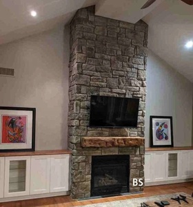 Casa de lujo decoración cultura piedra <span class=keywords><strong>chimenea</strong></span> envolvente nuevo diseño escultura - Product Image 1