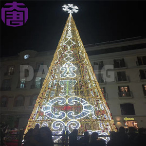<b>Christmas</b> <b>Tree</b> with <b>LED</b> Lights Luxury Giant Design with Ornaments for Hotel Mall and City Center - Product Image 4