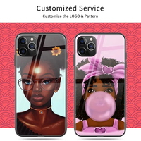 Coque de téléphone Black Girl Magic personnalisée, impression UV, TPU antichoc, finition mate pour iPhone 15 16 17 Pro Max Samsung Galaxy