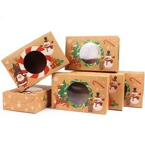 Benutzer definiertes Logo Einzigartige Weihnachts dekoration Geschenk boxen Weihnachts box Verpackung