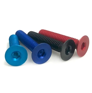 M3 <span class=keywords><strong>M4</strong></span> M5 M6 đầy màu sắc Anodized nhôm Hex ổ cắm chìm đầu vít với tuốc nơ vít lục giác - Product Image 2