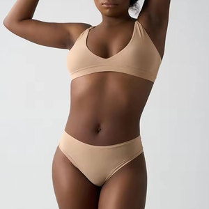 Conjuntos de Lencería Personalizados para <span class=keywords><strong>Mujer</strong></span>, Conjunto Sexy de 2 Piezas, Brasier y Tanga, <span class=keywords><strong>Ropa</strong></span> <span class=keywords><strong>Interior</strong></span> y Bragas, Conjuntos de Bralette Triangular - Product Image 6