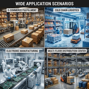 Convoyeur vertical à grande vitesse intégré ASRS pour entrepôt stéréoscopique intelligent et flux logistique automatisé - Product Image 3