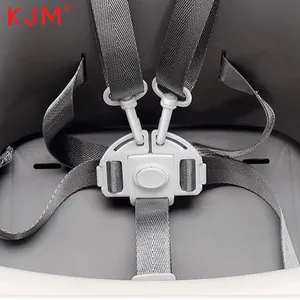 Kepala sabuk pengaman bayi, gesper Logo kustom kualitas tinggi 5 poin Harness untuk kursi tinggi anak