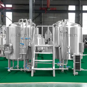 500L中国の最高のビールクラフトビール生産機械ラインステンレス鋼304ミニビール醸造所設備醸造所用