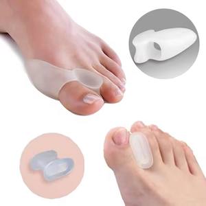 Alisador de dedo gordo del pie, Protector de pulgar en valgo, Gel de silicona, separador de dedos de los pies, ajustador de juanetes, almohadillas para aliviar el dolor de pies - Product Image 6
