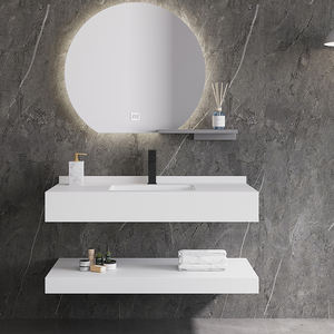 Hotel-Keramik-Sanitärware Waschbecken Modernes Design Rechteckiges Marmor-Stein-Badezimmer-Waschbecken - Product Image 6