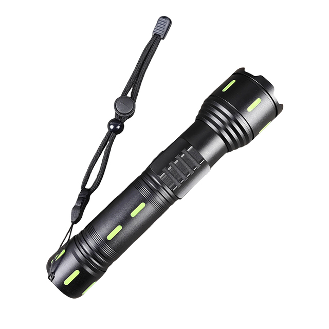 Outdoor Adventure USB Aluminum Alloy White LED Long Range Self Defense Portable Tactical Lantern Torch Light Flashlights IP44