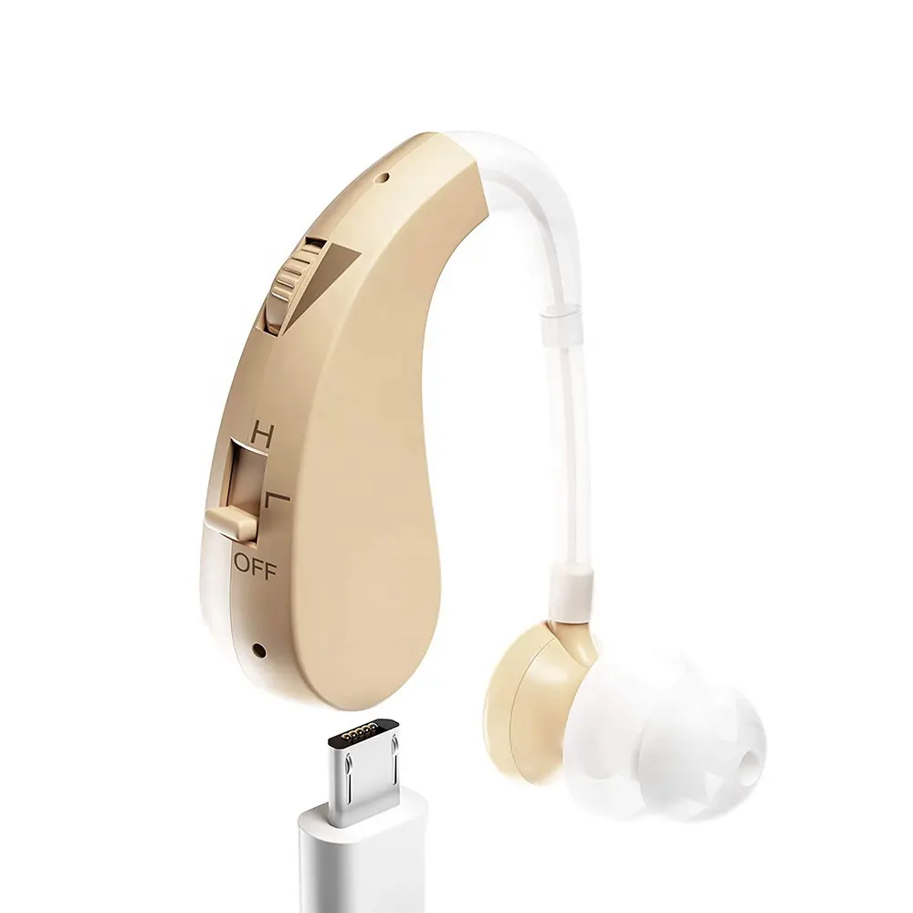 ミニインビジブル防水F168Bte補聴器ボイスアンプデバイス調整可能なサウンドエンハンサー補聴器キットイヤーケア