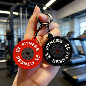 <span class=keywords><strong>Portachiavi</strong></span> Creativo a Forma <span class=keywords><strong>di</strong></span> Mini Piastra per Bilanciere, Ciondolo Sportivo per Coppie, Accessorio per Borsa da Palestra, <span class=keywords><strong>Portachiavi</strong></span> per Auto, Vendita all'Ingrosso - Product Image 4