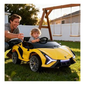 TOYSRUNNER Kids Electric Double Drive Ride-On Car 2-4 Years <b>Plastic</b> Construction Spacious Seating Comfortable Upright Posture - Product Image 1