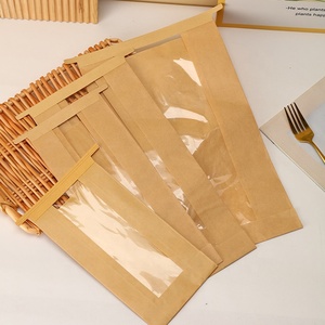 <span class=keywords><strong>Bolsa</strong></span> de <span class=keywords><strong>pan</strong></span> <span class=keywords><strong>Kraft</strong></span> marrón a prueba de grasa personalizada al por mayor con ventana, gran oferta, <span class=keywords><strong>bolsa</strong></span> de <span class=keywords><strong>pan</strong></span> con lazo de estaño, bolsas de comida <span class=keywords><strong>Kraft</strong></span> - Product Image 6