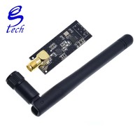 1100 compteur NRF24L01 + PA + LNA Module Sans Fil avec antenne Émetteur-Récepteur Sans Fil Module de Communication DC 3.3V NRF24L01P NRF24L01