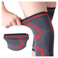 Genouillères et coudières tricotées colorées OEM/ODM pour le basketball, le yoga, la pole dance, avec compression et matériau respirant
