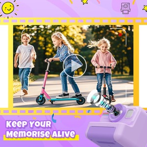 Cámara Instantánea, Cámara para Niños con Doble Lente Frontal y Trasera para Selfies, con Videos de 1080P, Cámara Digital Portátil de Viaje para Niños Pequeños, Juguete - Product Image 4