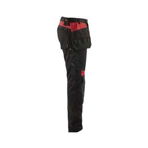 BLAKLADER - 155518609956C46 Pantalon Craftsman Noir/Rouge-PANTALON DE TRAVAIL EAN 7330509753149 PANTALON DE TRAVAIL CARGO - Product Image 4