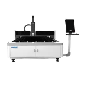 Gweike nouveau modèle machine de découpe laser de taille professionnelle 3000x1500mm avec source laser reci