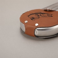 Nouvelle Housse de Protection Portable en Acier Inoxydable pour Bouteille de Vin, Forme Ronde, Design Minimaliste, Épaissie, pour Camping en Extérieur