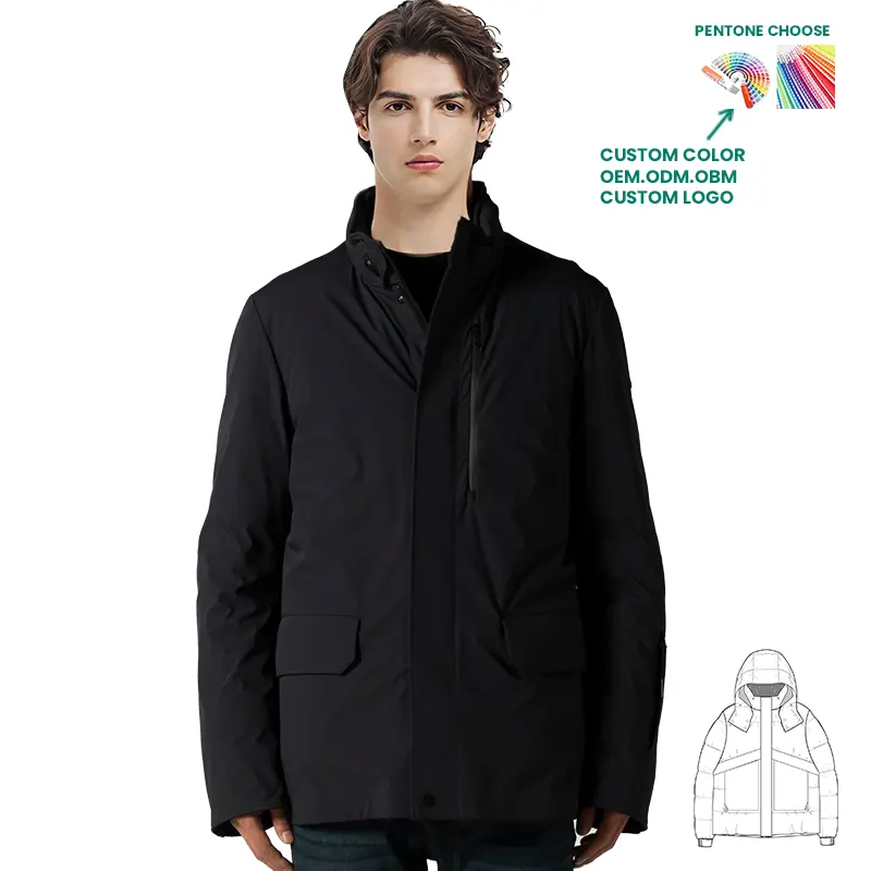 Abrigo ligero para hombre, cortavientos transpirable, prendas de vestir, chaqueta Parka larga con capucha para hombre