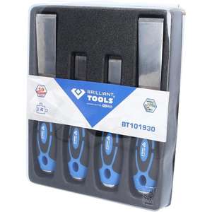 BRILLIANT TOOLS - BT101930 Universal scraper set (4 pcs.) - EAN 4042146866795 CUTTING SCRAPERS - Product Image 3