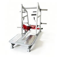Machine à Squat Commercial à Charge de Plaques, Presse à Jambes, Équipement de Fitness pour Quadricipètes et Ischio-jambiers, pour Salle de Sport et Musculation, Fabricant Direct
