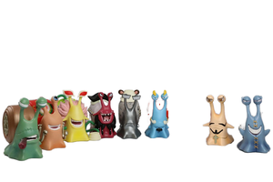 Set di <span class=keywords><strong>Action</strong></span> Figure Anime <span class=keywords><strong>One</strong></span> <span class=keywords><strong>Piece</strong></span> Den Den Mushi, Giocattoli PVC Lumaca Trasponder, Modellini PVC Telefono-Insetto per Regali ai Bambini - Product Image 3