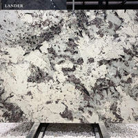Landerstone Labrador Bianco Dalle de marbre pour évier Mur et revêtement de sol Personnalisation Dalle de marbre en pierre naturelle